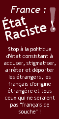 France : état raciste ! Combattons-le !